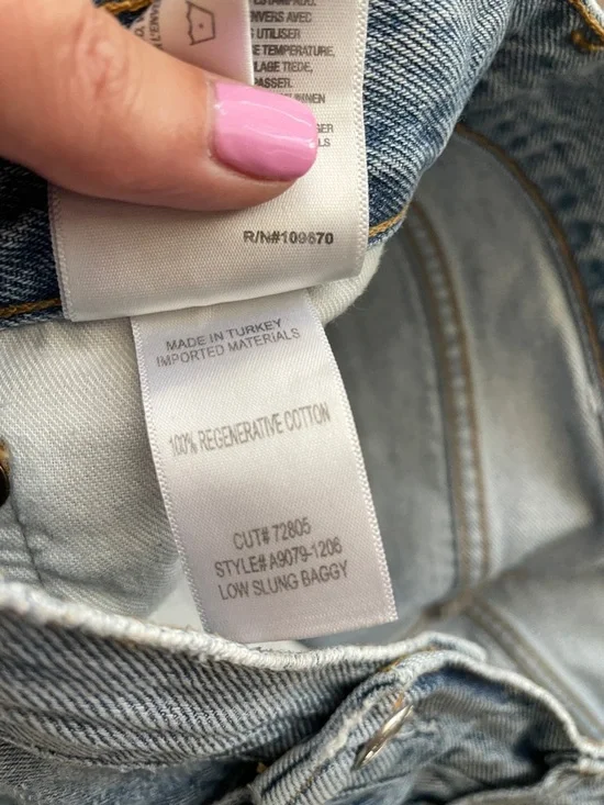 AGOLDE Low Slung Baggy Jeans- Size 30 - Picture 5 of 10